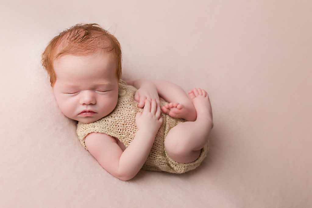 Adelaide Newborn Photographer image of newborn baby girl, as captured by Lisa from Adelaide Newborn Photography