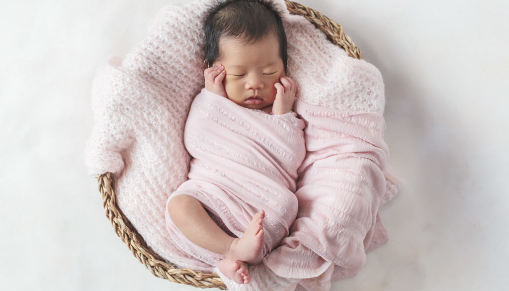 ANP newborn baby girl Lilliana, as captured by Lisa from Adelaide Newborn Photography