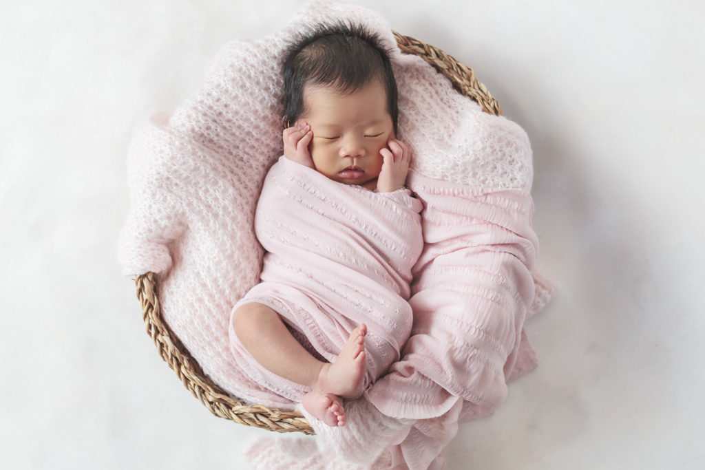 ANP newborn baby girl Lilliana, as captured by Lisa from Adelaide Newborn Photography