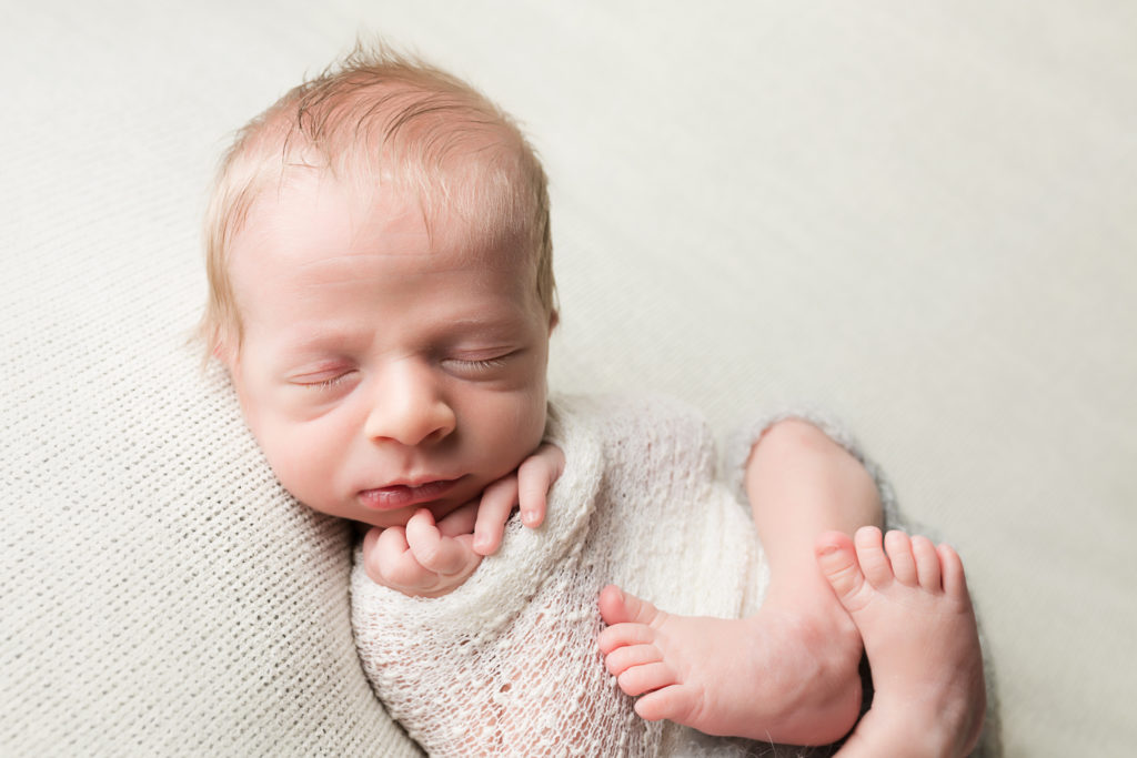 Adelaide Newborn Photographer image of newborn baby boy, as captured by Lisa from Adelaide Newborn Photography