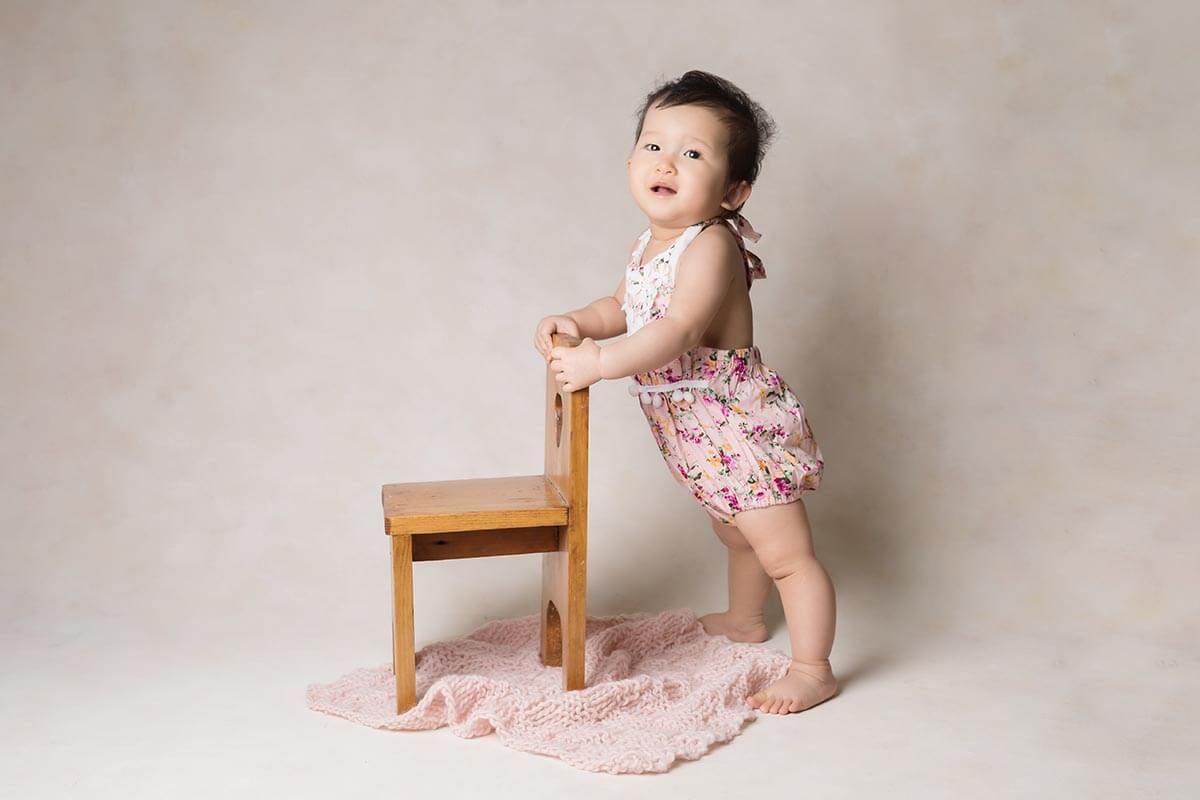 Baby girl 12 months old - one year old girl - Adelaide Newborn Photography