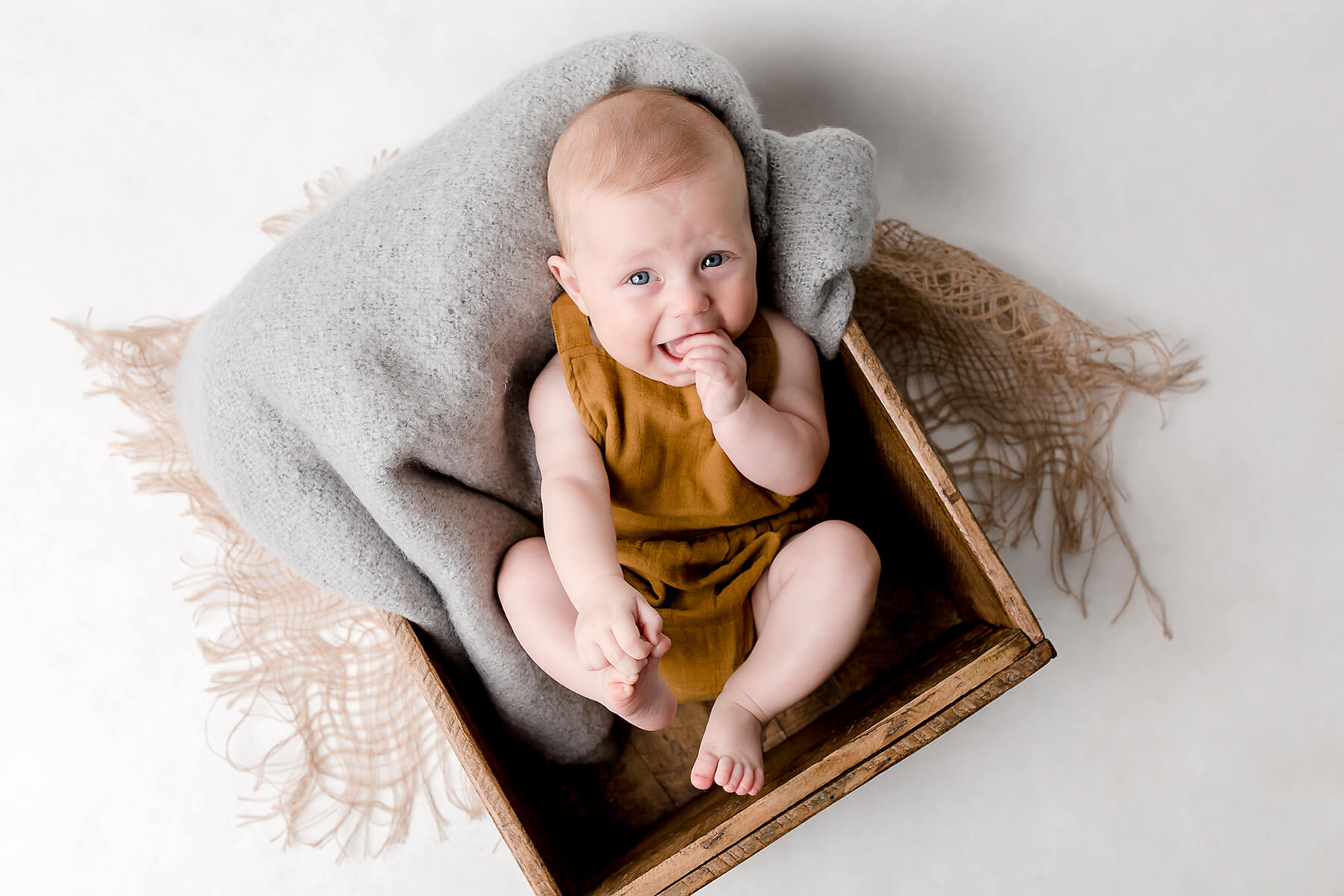 Baby boy 6 months old baby photo session - Adelaide Newborn Photography